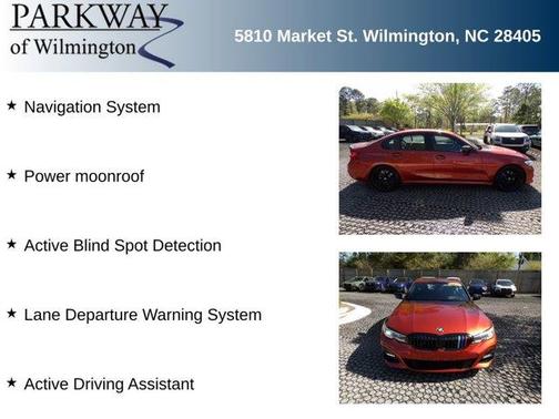 Sunset Orange Metallic 2021 BMW 330 i