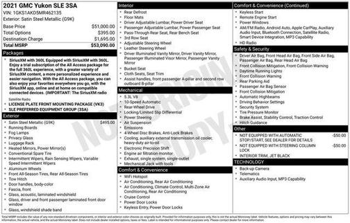 Steel Metallic 2021 GMC Yukon SLE