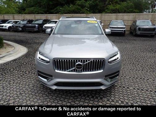 Silver 2024 Volvo XC90 Recharge Plug-In Hybrid T8 Ultimate 6-Seater