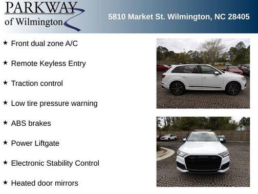 Glacier White Metallic 2023 Audi Q7 55 Premium Plus