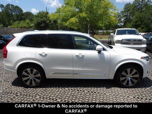 Crystal White 2025 Volvo XC90 Plug-In Hybrid T8 Plus 7-Seater