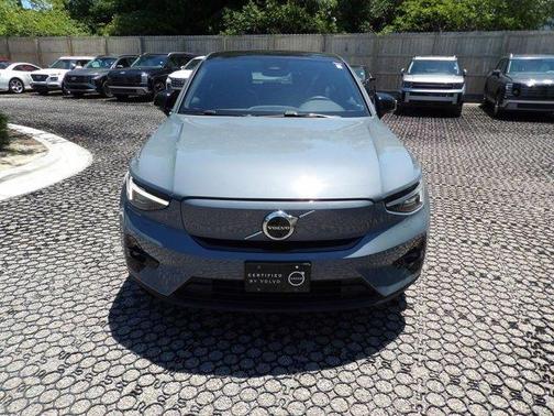 Gray 2023 Volvo C40 Recharge Pure Electric Twin Ultimate