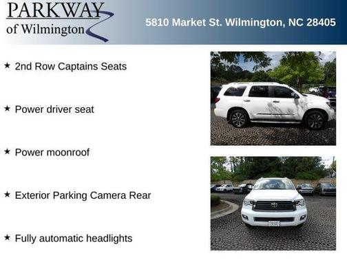 Super White 2018 Toyota Sequoia Limited