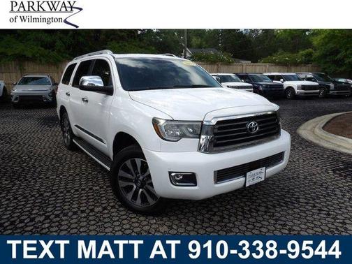 Super White 2018 Toyota Sequoia Limited