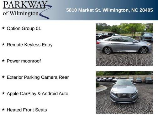 Shale Gray Metallic 2016 Hyundai SONATA Limited