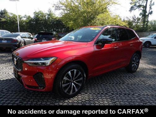 Fusion Red Metallic 2024 Volvo XC60 B5 Plus Dark Theme