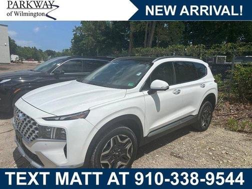 White Pearl 2023 Hyundai SANTA FE HEV Limited