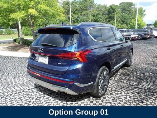 Stormy Blue 2021 Hyundai SANTA FE Calligraphy