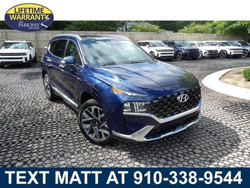 Stormy Blue 2021 Hyundai SANTA FE Calligraphy