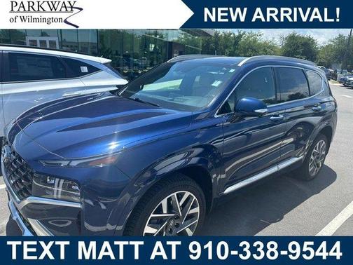 Stormy Blue 2021 Hyundai SANTA FE Calligraphy