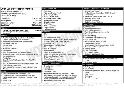 2024 Subaru Crosstrek Premium