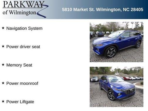 Intense Blue 2023 Hyundai TUCSON Limited