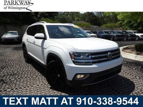 Pure White 2018 Volkswagen Atlas 3.6L SEL Premium