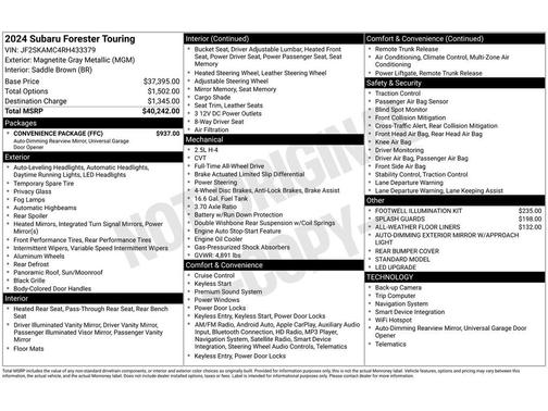2024 Subaru Forester Touring