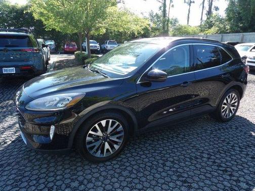 Black Metallic 2020 Ford Escape Titanium Hybrid