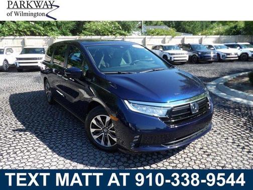 Blue 2021 Honda Odyssey EX-L
