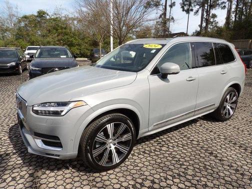 Gray Metallic 2024 Volvo XC90 B6 Plus Bright Theme 7-Seater