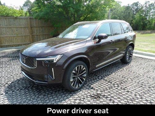 Mulberry Red 2025 Volvo XC90 Plug-In Hybrid T8 Plus 7-Seater