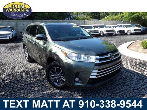 Jade Metallic 2019 Toyota Highlander XLE