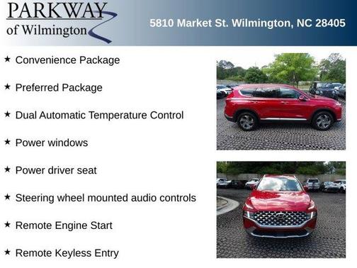 Calypso Red 2021 Hyundai SANTA FE SEL