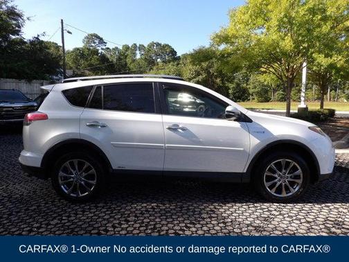 Blizzard Pearl 2018 Toyota RAV4 Hybrid Limited