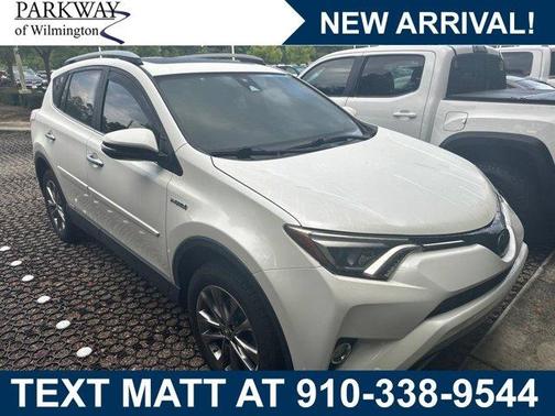 Blizzard Pearl 2018 Toyota RAV4 Hybrid Limited