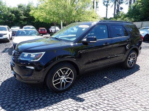 Black Metallic 2019 Ford Explorer sport