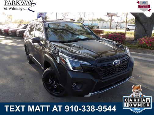 Crystal Black Silica 2023 Subaru Forester Wilderness