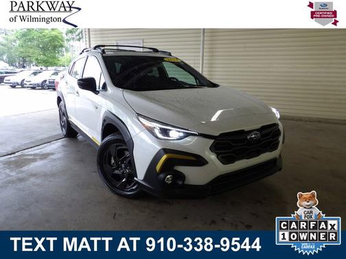 Crystal White Pearl 2024 Subaru Crosstrek Sport