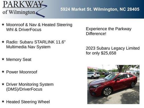 Crimson Red Pearl 2023 Subaru Legacy