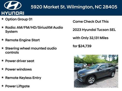 Gray 2023 Hyundai TUCSON SEL