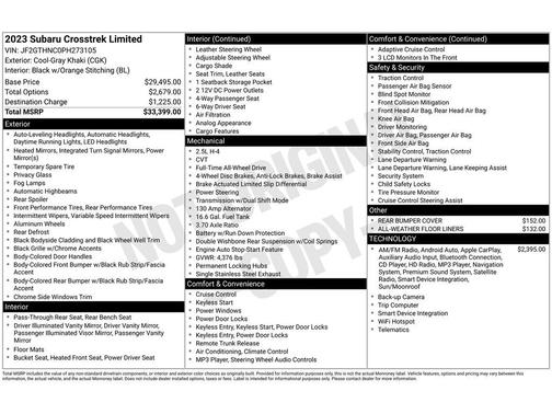 2023 Subaru Crosstrek Limited