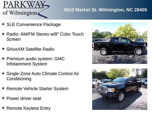 Onyx Black 2018 GMC Canyon SLE