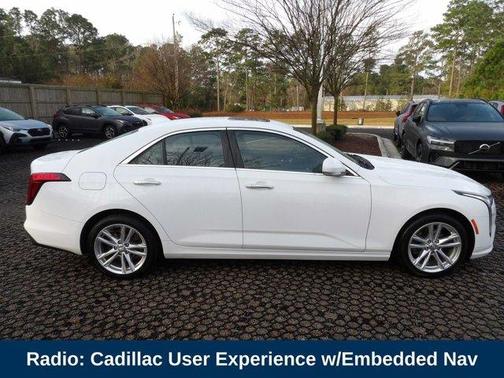 Summit White 2023 Cadillac CT4 Luxury