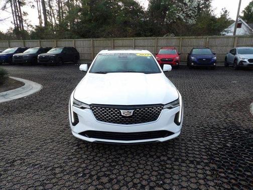 Summit White 2023 Cadillac CT4 Luxury