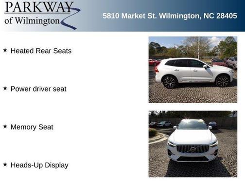 Crystal White 2023 Volvo XC60 B5 Ultimate Bright Theme