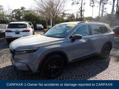 Gray 2024 Honda CR-V Hybrid Sport-L