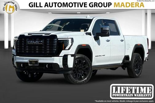 Glacier White Tricoat 2026 GMC Sierra 2500 Denali Ultimate