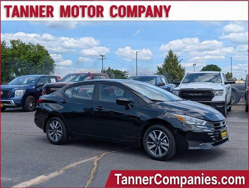 Black 2025 Nissan Versa 1.6 SV