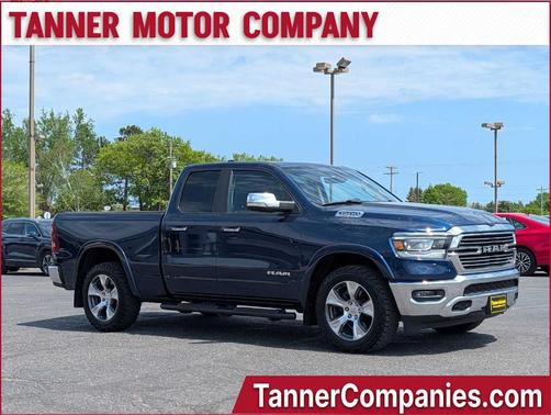 Blue 2020 RAM 1500 Laramie