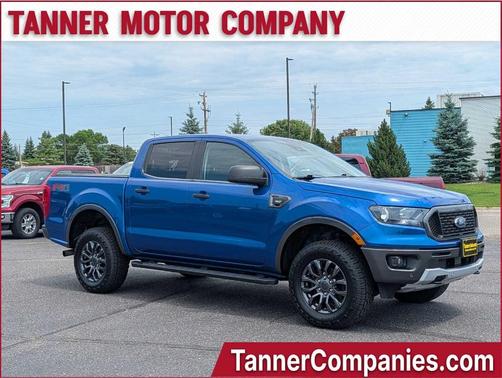 Blue 2020 Ford Ranger XLT