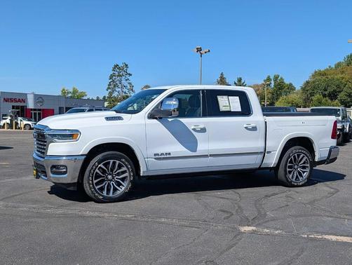 White 2025 RAM 1500 Limited