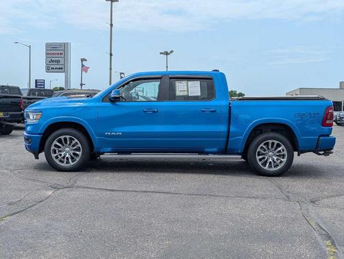 Blue 2022 RAM 1500 Laramie