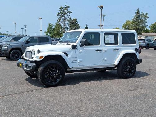 White 2024 Jeep Wrangler 4xe Sahara