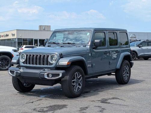 Gray 2024 Jeep Wrangler Sahara