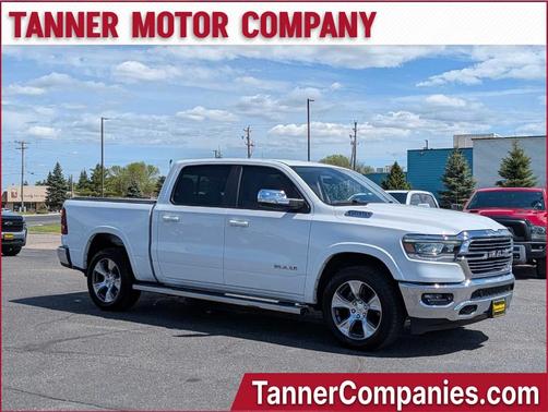 White 2021 RAM 1500 Laramie