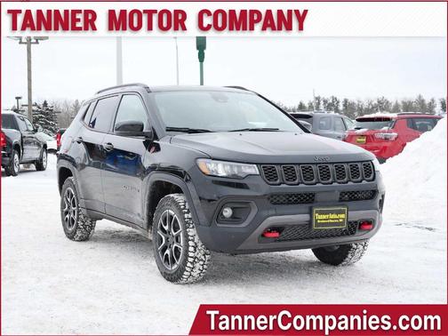 Black 2026 Jeep Compass Trailhawk