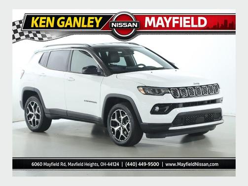 Bright White Clearcoat 2025 Jeep Compass Limited