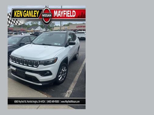 Bright White Clearcoat 2025 Jeep Compass Limited