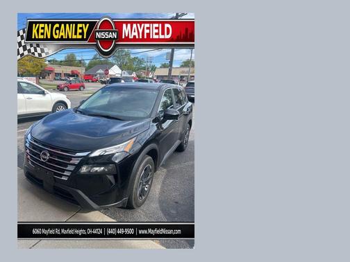 Super Black 2025 Nissan Rogue SV